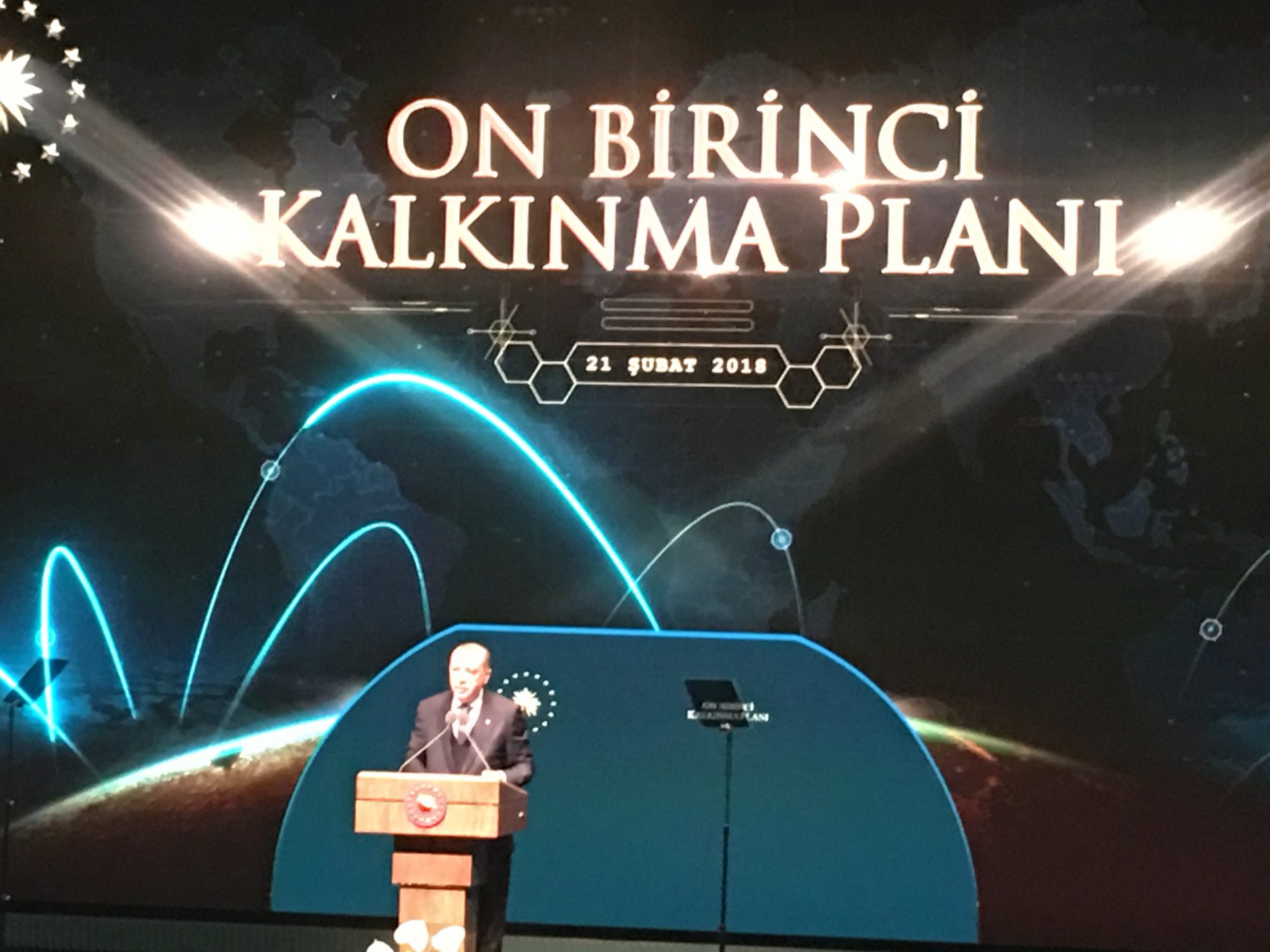 ONBİRİNCİ KALKINMA PLANI sunumu Cumhurbaşkanlığı Beştepe Millet Kongre ve Kültür Merkezinde Gerçekleştirildi.