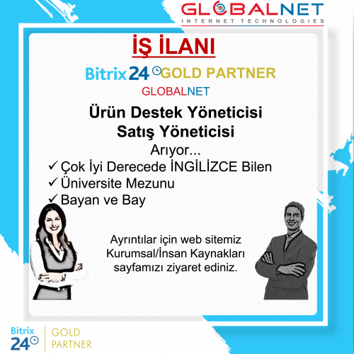 İŞ İLANI : SATIŞ YÖNETİCİSİ ve ÜRÜN YÖNETİCİSİ